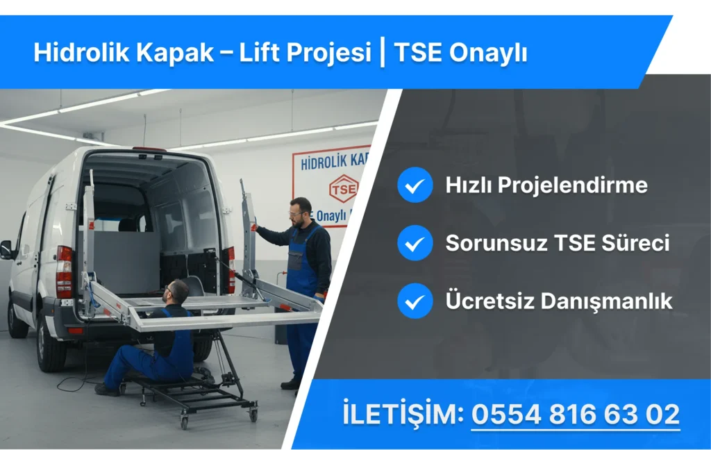 Hidrolik Kapak – Lift Projesi | TSE Onaylı