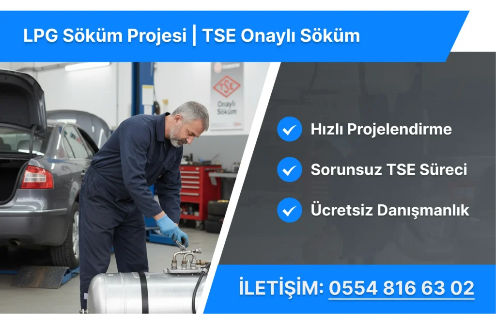 LPG Söküm Projesi | TSE Onaylı Söküm